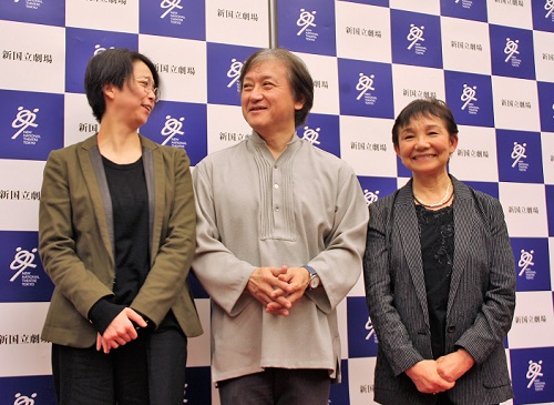 写真左から：小川絵梨子、大野和士、大原永子