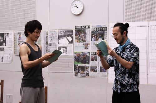 写真左から：河波哲平、宮崎隼人